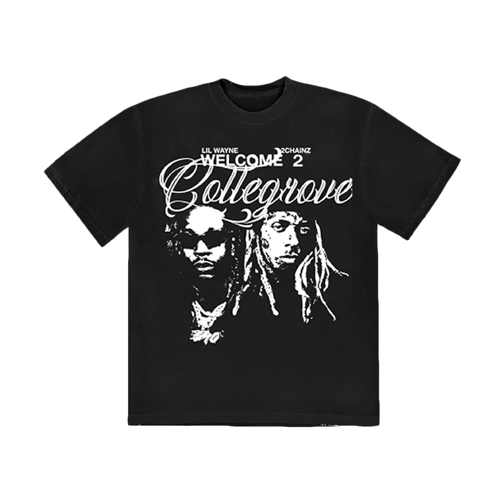 Collegrove Photo T-Shirt on Black