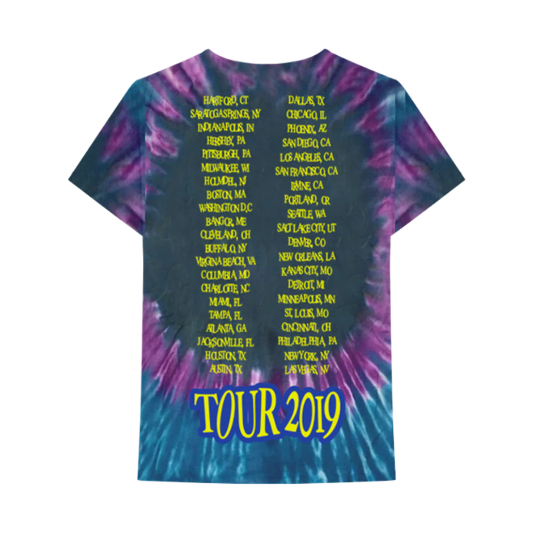 SMILEY FACE TYE DYE T-SHIRT - Image 2
